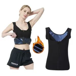 땀복 풀집업 여자 조끼 LEA-B44