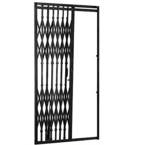 레트로 접이식 철문 두께 미터당 A 게이트 출입문 4mm 평철 자바라 도어
