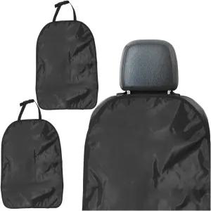 BDZMC 2PCS 카시트 백 프로텍터 킥 매트 방수 옥스포드 천 커버 대부분의 자동차 트럭 SUV에 적합한