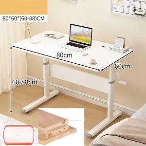 반자동 모션데스크 높이조절 데스크 5cm 웜화이트