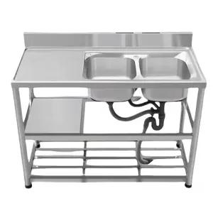 이동식 2단 스텐 주방 주방용품 싱크대정리 싱크대 수납 설거지대 작업대