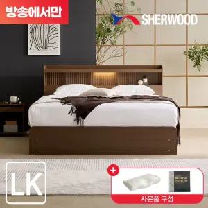 모렌 LED 호텔식 수납침대 풀패키지 라지킹LK(협탁+메모리폼베개+매트리스커