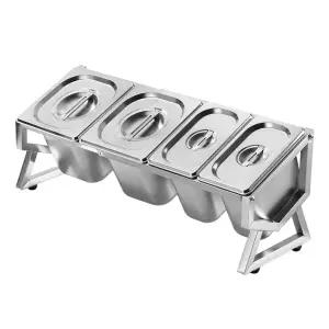 소분 밧드 정리함 재료 냉장 제품 업소용 토핑 소스 경사형0 피자