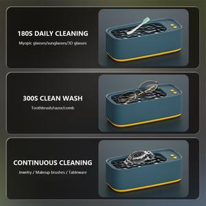 초음파 세척기 3단계 주얼리 안경 시계 타이머 면도기 메이크업 교정기 안경 브러쉬용 500ML