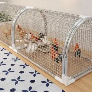 닭 이동 통로 철망형 사육장 연결용 터널 케이지 조류