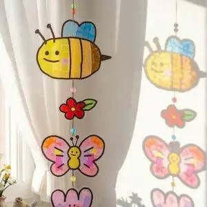 OM 봄 곤충 귀여운 썬캐쳐 모빌 만들기 (4인용)