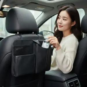 [하프클럽/]자동차 시트 포켓 오거나이저 휴지걸이 거치대