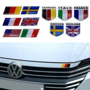 [하프클럽/]국기 엠블럼 스티커 자동차 익스테리어 용품
