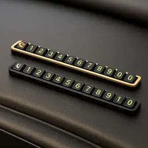 [하프클럽/]야광 주차 번호판 처 핸드폰번호 자동차 전화