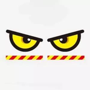 [하프클럽/]스티커 자동차눈알스티커 화물차반사판스티커