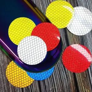 [하프클럽/]컬러 스티커 원형 반사테이프 반사