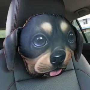 [하프클럽/]디자인 목베개 안전 강아지 장거리 고탄력