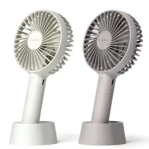 루메나 휴대용 무선 선풍기 FAN PRO 4 2 개입 - 크림화이트 + 핑키시그레이