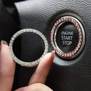 [하프클럽/]자동차 시동 버튼링 커버 엔진 스타트 차량