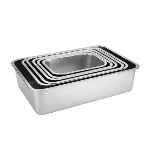 업소용 스텐밧드 바트 밧트 타공 야채 60x40x10 받드 위생용기