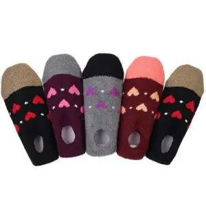 페이크삭스 여성 세침수면덧신5족택1 미끄럼방지