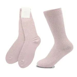 국내산 여성용 골지 컬러 장목양말 인핑 5켤레