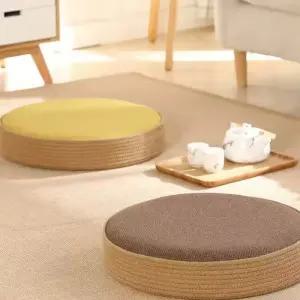 원형 라탄방석 왕골 방석 스툴 인테리어 8색