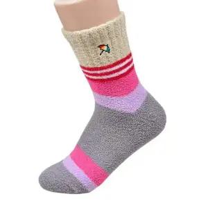 (나나)아놀드파마 로고자수 숙녀 수면 양말