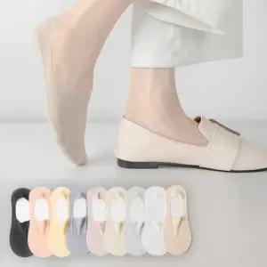 여성 여름 구두 로퍼 심리스 페이크삭스 9개 세트 페이크삭스