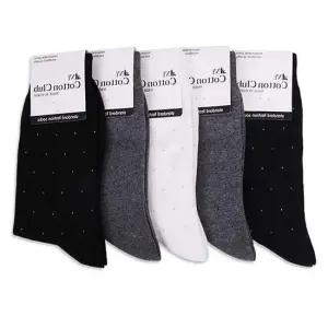 남자 도트 정장양말 랜덤 5켤레 스타일 교복 디자인