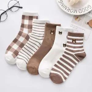 캐주얼 인기 여자 발목 양말 5종세트 패션 신상 삭스 여자양말