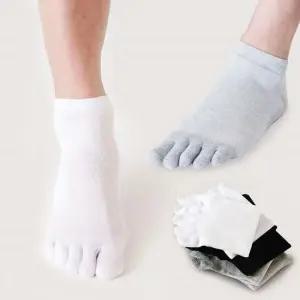 편한 단목 발가락양말 남성 메쉬
