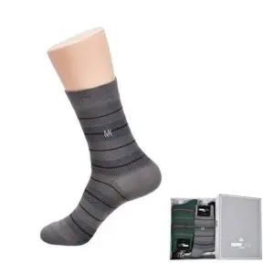 미치코런던 컬러 스트라이프 패턴 남자 정장 양말 5켤레