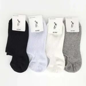 여자덧신 무지 골지 용신양말 안벗겨지는 5켤레묶음 덧신