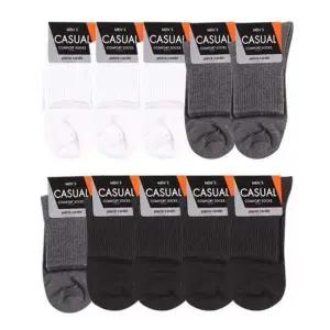 (피에르가르뎅)남성 무지중목양말색10족 캐주얼국내산