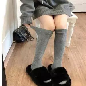 여성 데일리 패션 캐주얼 타이즈 기본골지 종아리양말