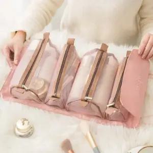 정리 수납가방 여행 분리형 메이크업 여행용화장품파우치 화장품수납함