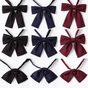 TBZ 사선라인 단색 여자 넥타이 9종 교복 학생복