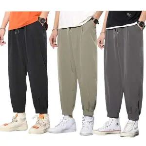 [RIZPICK]와이드배기9부조거 와이드팬츠 조거 배기 남성팬츠