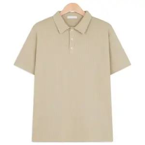 [탑보이][탑보이] 쿨 썸머 와플 카라 반팔 니트 (GY010)