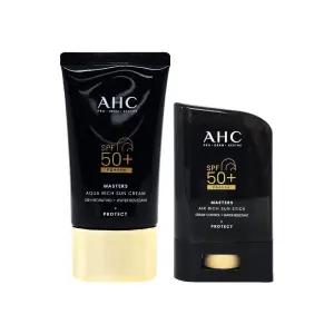[AHC]AHC 마스터즈 아쿠아 리치 선크림 대용량 60ml+리치 선스틱 22g