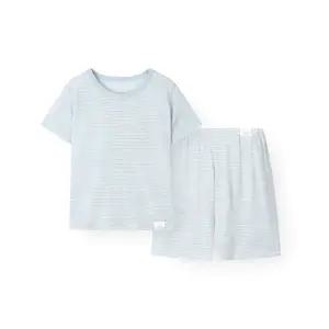 [오르시떼](타임스퀘어점패션관)아동 H606 프레임블루 3부소매 내의 세트