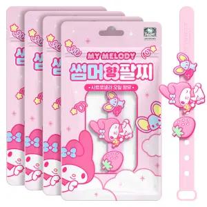 산리오 마이멜로디 썸머향팔찌 여름 유아 어린이 스트랩 밴드 4개 (25 약국용)