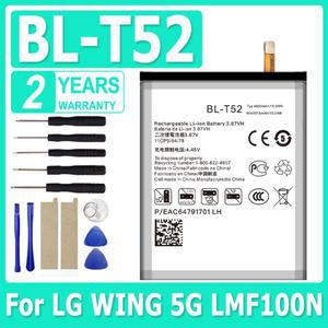 LG WING LMF100N 배터리 + 도구용 새 4000mAh BL-T52 교체용