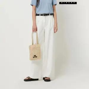 [아울렛] 뒷 밴딩 와이드 턱 데님 팬츠 SADP32531