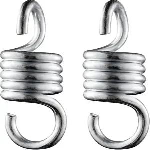 헤비 듀티 1100LBS 용량의 4인치 스프링 해먹 의자 - 현관 스윙 서스펜션 행거 복싱 가방 걸이 체육관