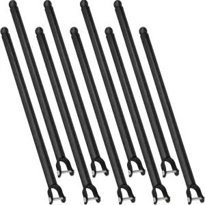 9팩 체인 링크 펜스 연장 25.2인치 높이 반려견 및 프라이버시를 위한 아연 도금 포스트 익스텐더