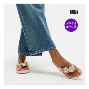 핏플랍 26SS 여성 아이쿠션 플라워 플립플랍 누드로즈1248230