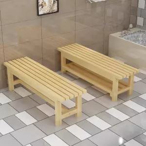 카페 의자 탈의실 야외용 원목 웨이팅 벤치 휴식 헬스장 목욕탕 사우나 체어