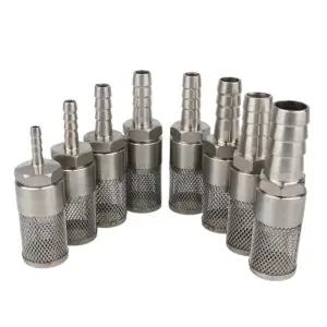 6 20mm 호스 필터 스테인레스 스틸 메쉬 스트레이너 정원 관개 세차 수족관 워터 펌프 필터링 피팅