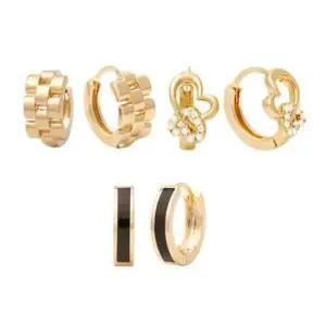 원터치귀걸이 골드 금침 데일리 베이직 원터치 링 귀걸이 14K