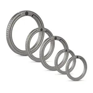 자동차키링 티타늄 키링 원형 키홀더 열쇠고리 부자재 5P 세트