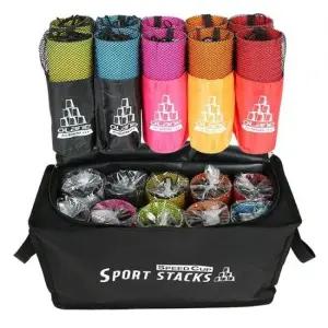 실내체육용품 컵쌓기 스피드컵 10개입 가방 스태킹 파우치 세트 1P