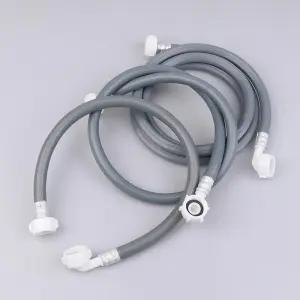 세탁기 식기세척기 급수관 물 공급 호스 90도 굽힘 입구 연결 교체용 파이프