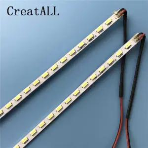 LED 백라이트 램프 스트립 32 인치 LCD 모니터용 양면 접착 알루미늄 플레이트 하이 라이트 355mm